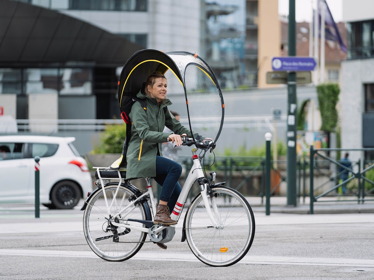 BUB-UP, la protection vélo anti-pluie ! –